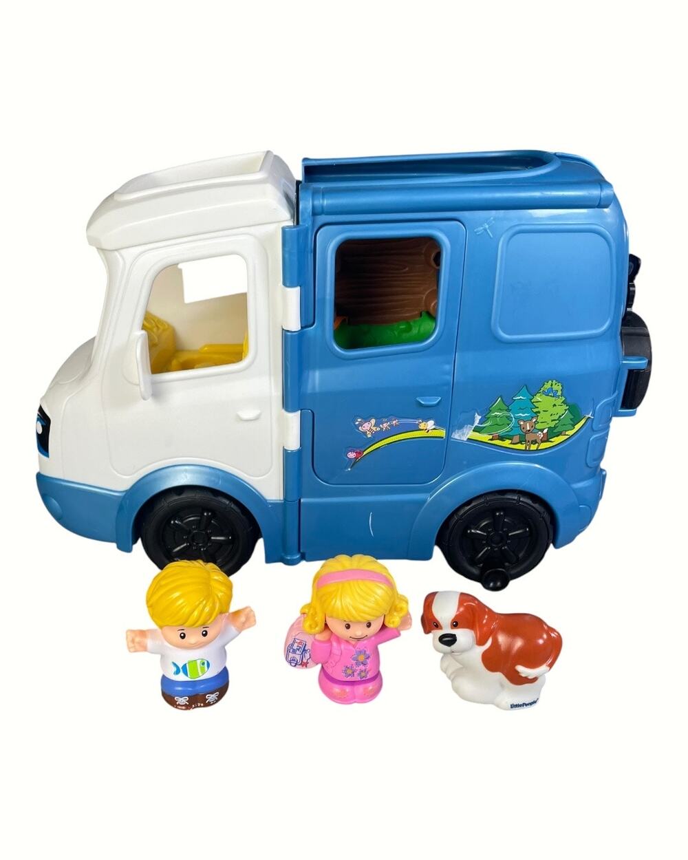 Fisher-Price Little People Songs & Sounds Camper With 2 People & Dog WORKS